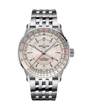 Review Breitling Navitimer GMT 41 Automatic Steel Replica Watch A32310211G1A1